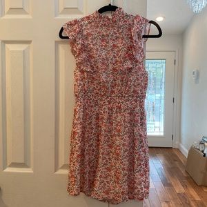 Lulus floral romper; size small